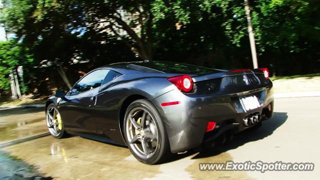 Ferrari 458 Italia spotted in Houston, Texas