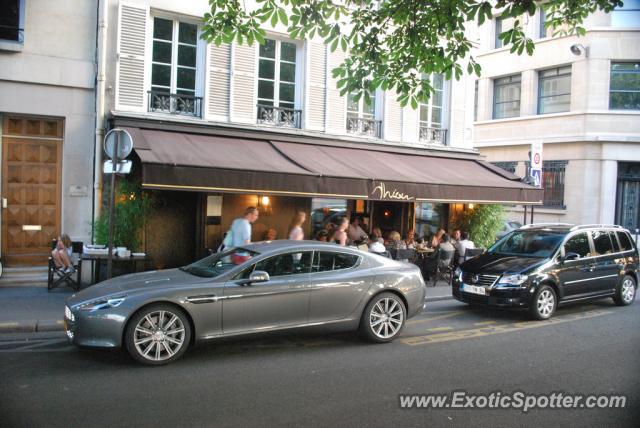 Aston Martin Rapide spotted in Paris, France