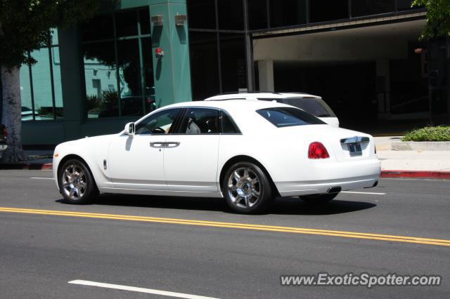 Rolls Royce Ghost spotted in Beverly Hills, California