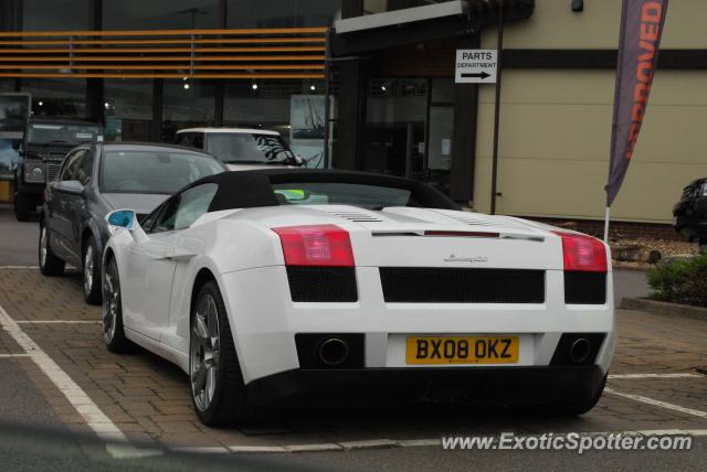 Lamborghini Gallardo spotted in Reading, United Kingdom