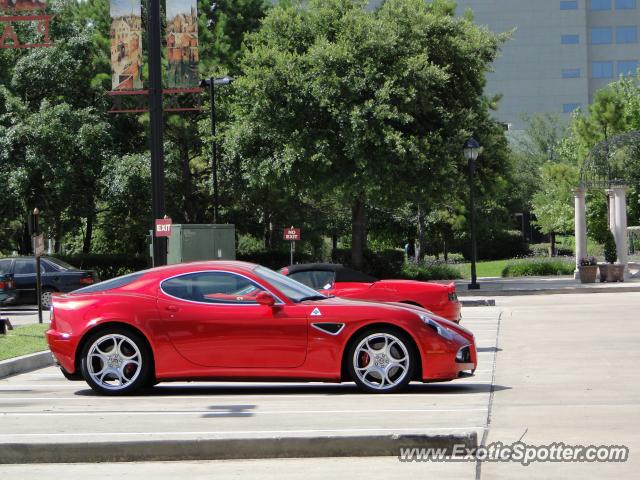 Alfa Romeo 8C spotted in Houston, Texas