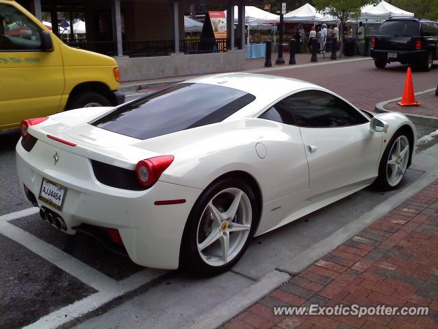 Ferrari 458 Italia spotted in Palm Beach, Florida