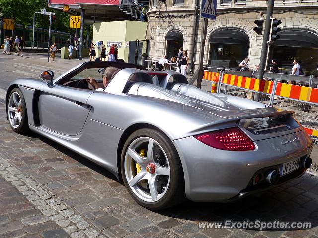 Porsche Carrera GT spotted in Helsinki, Finland