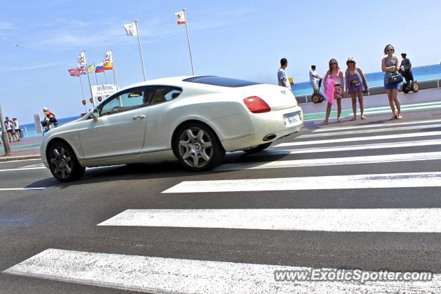 Bentley Continental spotted in Cannes, France