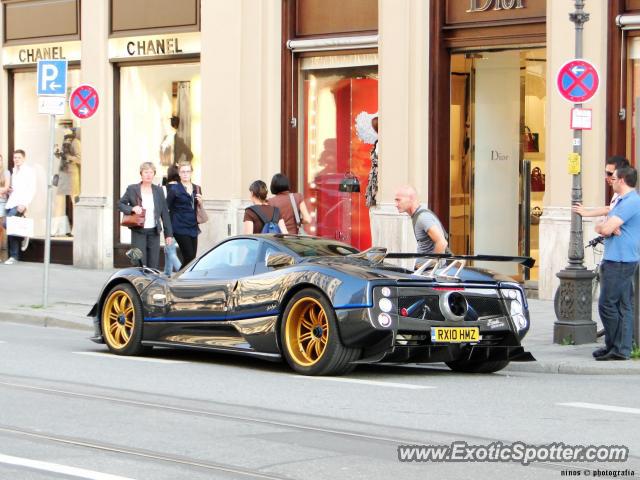 Pagani Zonda spotted in Munich, Germany