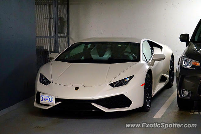 Lamborghini Huracan spotted in Vancouver, Canada