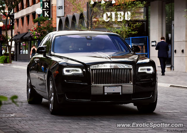 Rolls-Royce Ghost spotted in Toronto, Canada