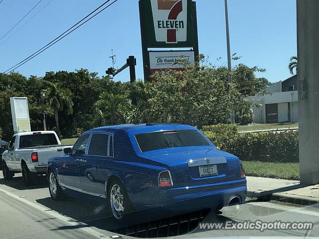 Rolls-Royce Phantom spotted in Wilton Manors, Florida