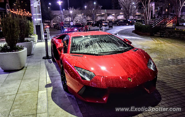 Lamborghini Aventador spotted in Charlotte, North Carolina