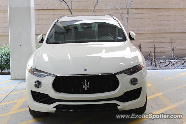 Maserati Levante spotted in Houston, Texas