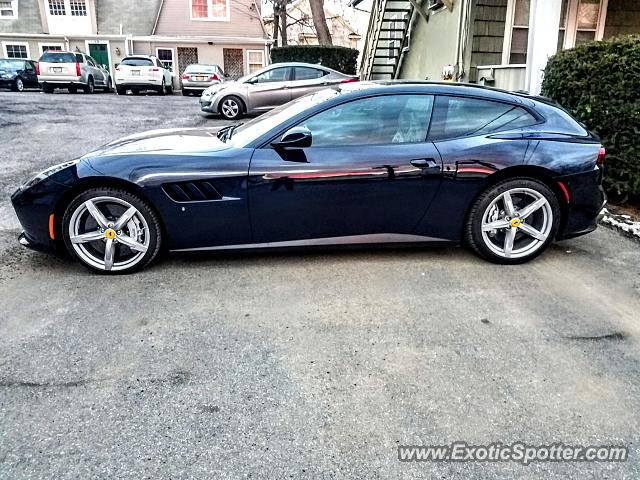 Ferrari GTC4Lusso spotted in Greenwich, Connecticut