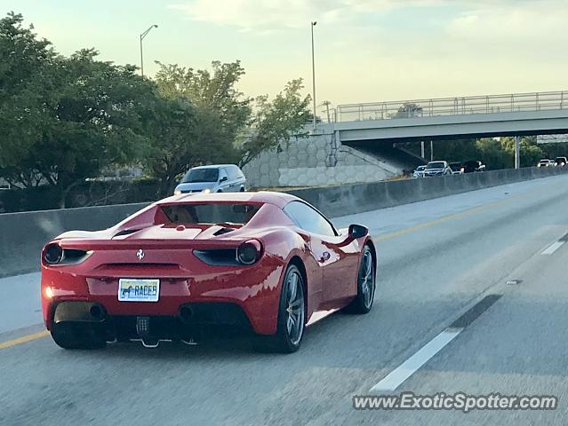 Ferrari 488 GTB spotted in Boca Raton, Florida