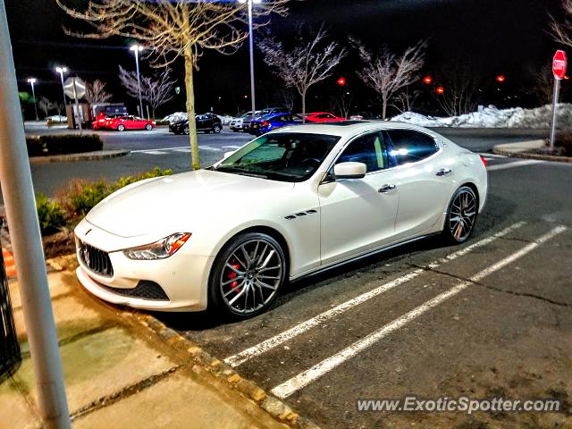 Maserati Ghibli spotted in Bridgewater, New Jersey