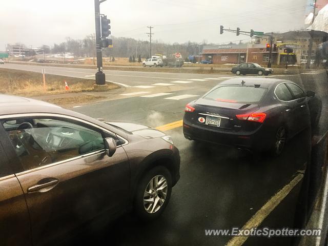 Maserati Ghibli spotted in Golden Valley, Minnesota