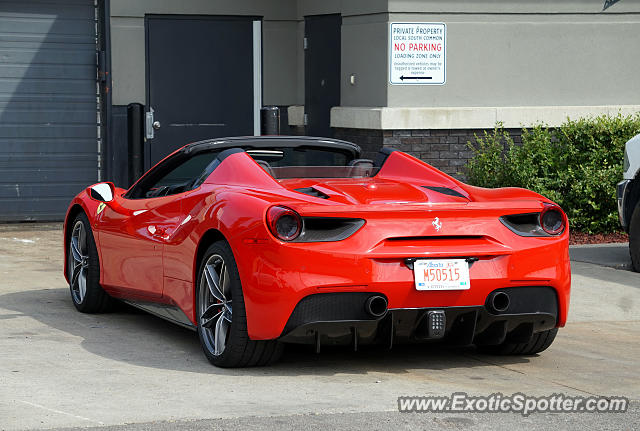 Ferrari 488 GTB spotted in Edmonton, Canada
