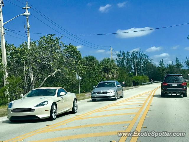 Aston Martin Virage spotted in Ocean Ridge, Florida