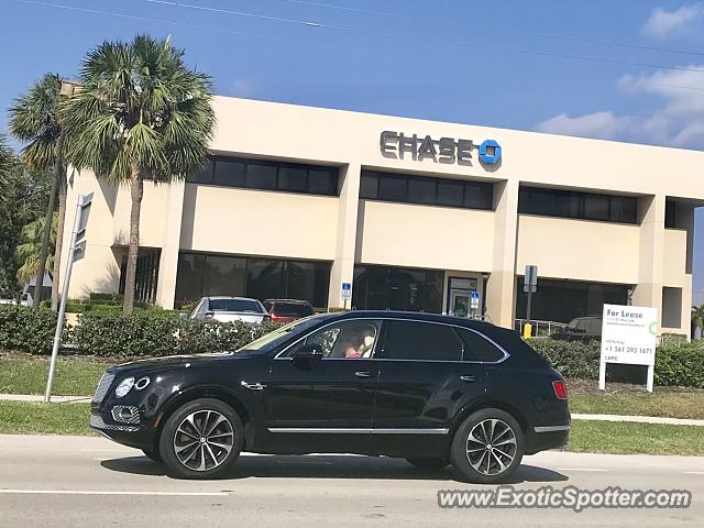 Bentley Bentayga spotted in Boca Raton, Florida