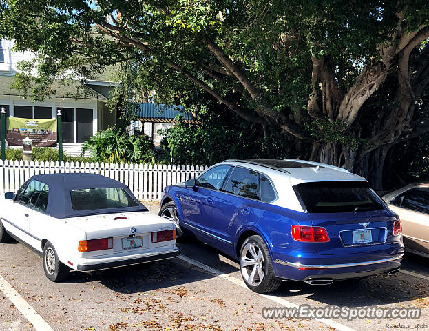 Bentley Bentayga spotted in Naples, Florida