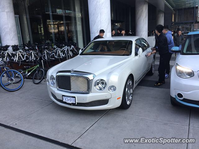Bentley Mulsanne spotted in Vancouver, Canada