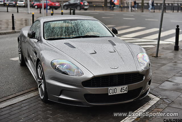 Aston Martin DBS spotted in Warsaw, Poland