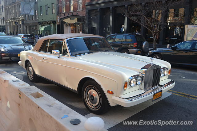 Rolls-Royce Corniche spotted in Manhattan, New York