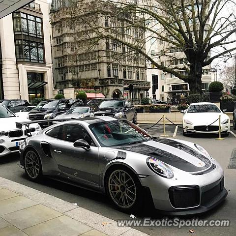 Porsche 911 GT2 spotted in London, United Kingdom