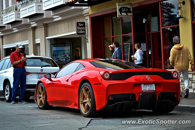 Ferrari 458 Italia spotted in Carmel, California