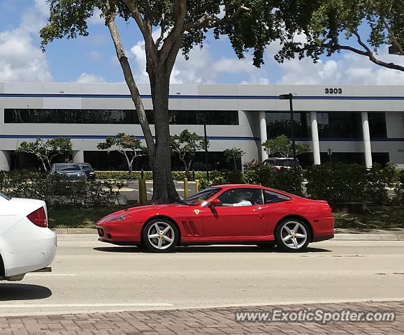 Ferrari 575M spotted in Tamarac, Florida