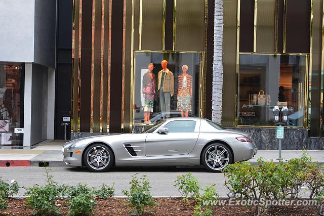 Mercedes SLS AMG spotted in Beverly Hills, California