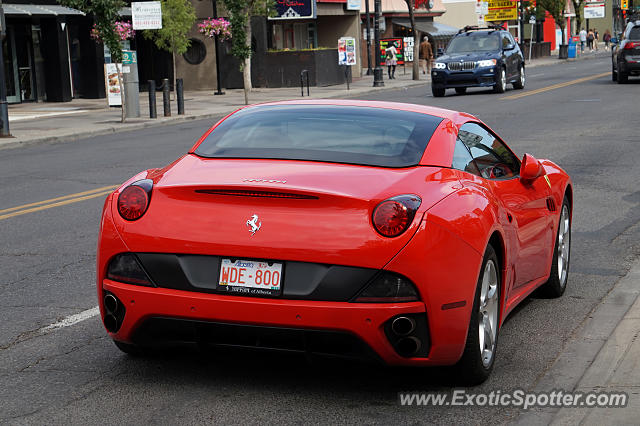 Ferrari California spotted in Calgary, Canada