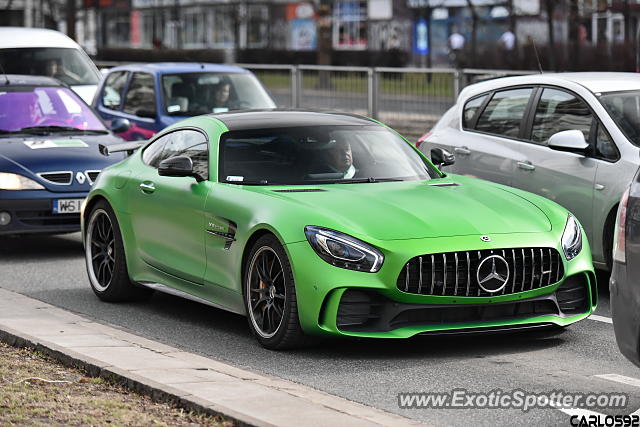 Mercedes AMG GT spotted in Warsaw, Poland