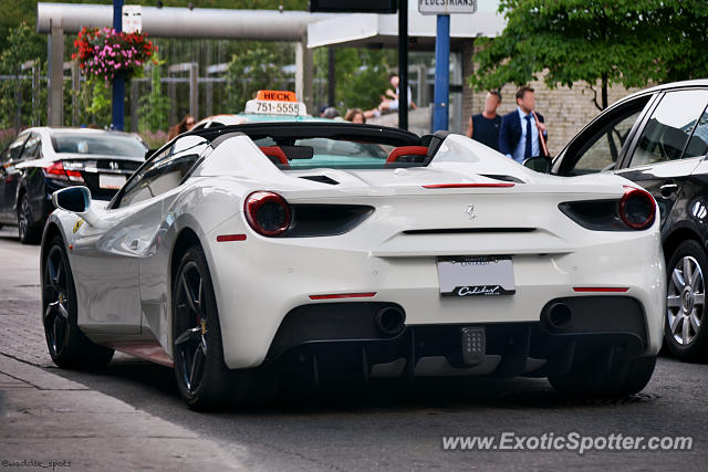 Ferrari 488 GTB spotted in Toronto, Canada