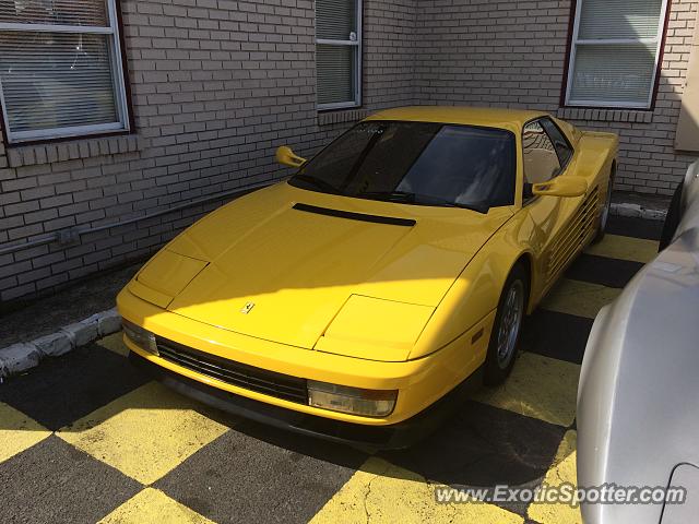Ferrari Testarossa spotted in Scotch Plains, New Jersey