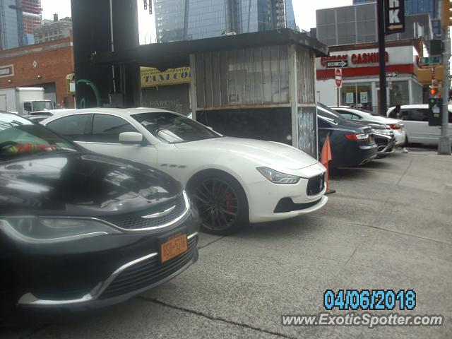 Maserati Ghibli spotted in New York city, New York
