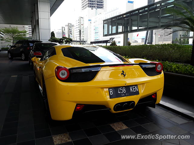Ferrari 458 Italia spotted in Jakarta, Indonesia