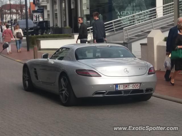 Mercedes SLS AMG spotted in Knokke Zoute, Belgium