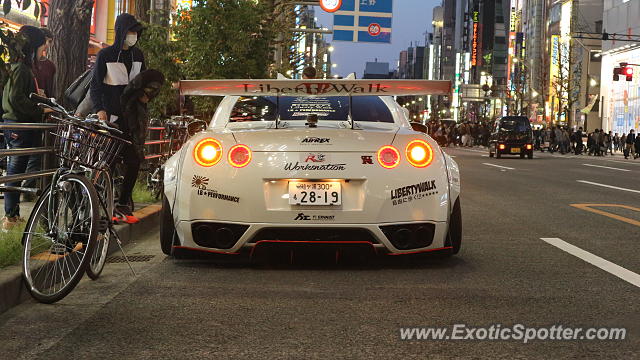 Nissan GT-R spotted in Akihabara, Japan