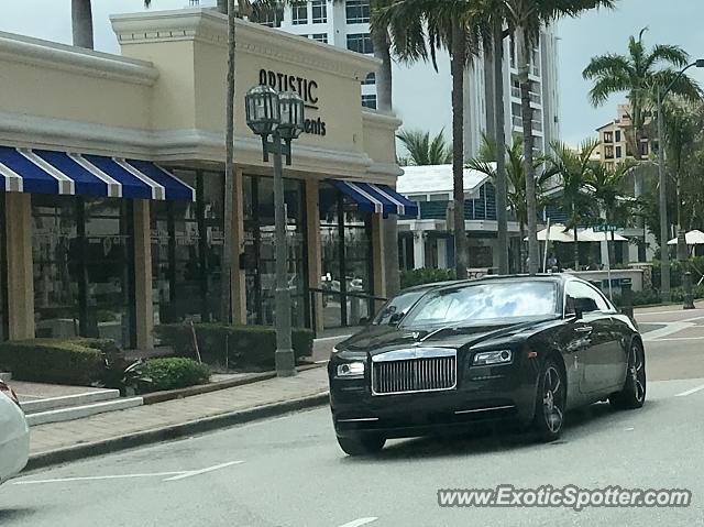 Rolls-Royce Wraith spotted in Boca Raton, Florida