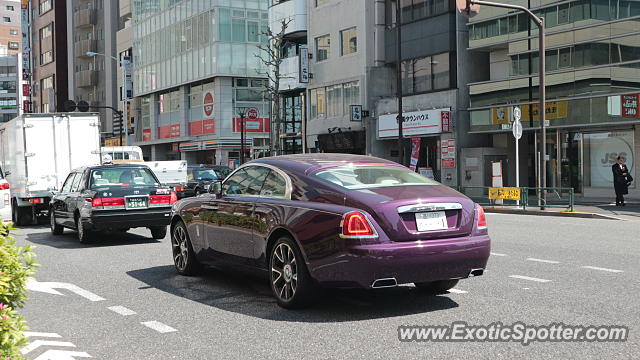 Rolls-Royce Wraith spotted in Tokyo, Japan