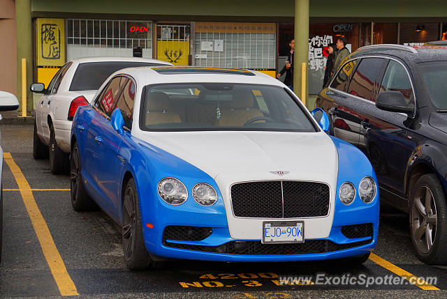 Bentley Flying Spur spotted in Vancouver, Canada