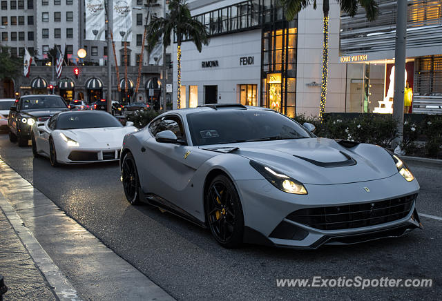 Ferrari F12 spotted in Beverly Hills, California