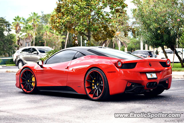 Ferrari 458 Italia spotted in Stuart, Florida