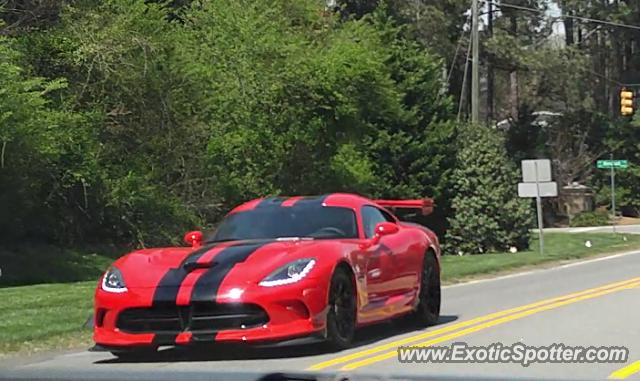 Dodge Viper spotted in Raleigh, North Carolina