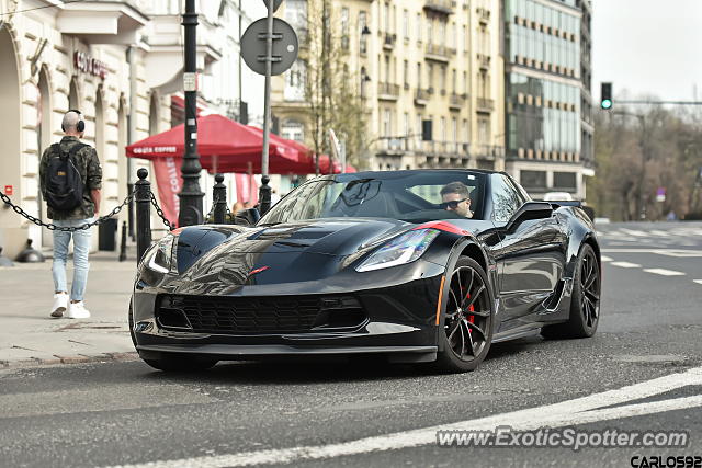 Chevrolet Corvette Z06 spotted in Warsaw, Poland