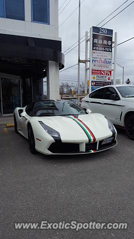 Ferrari 488 GTB spotted in Toronto, Canada