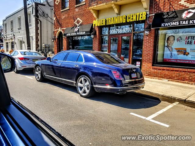 Bentley Mulsanne spotted in Bernardsville, New Jersey