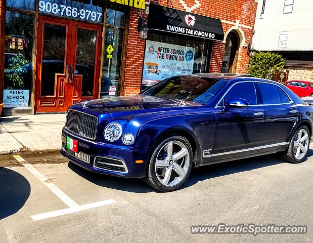 Bentley Mulsanne spotted in Bernardsville, New Jersey