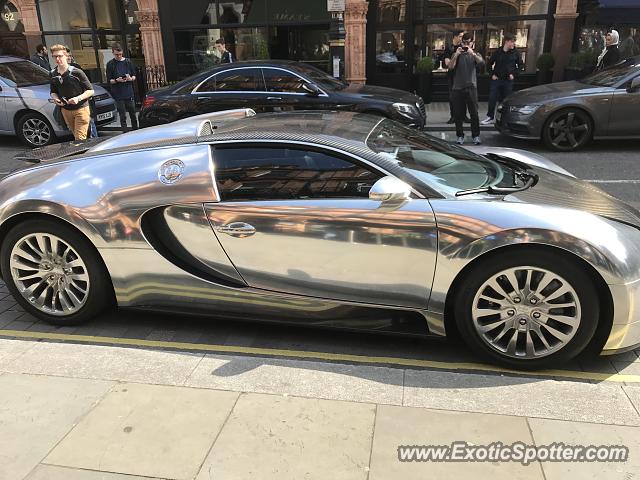 Bugatti Veyron spotted in London, United Kingdom