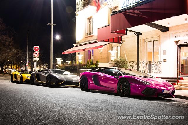 Lamborghini Aventador spotted in Geneva, Switzerland