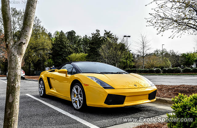 Lamborghini Gallardo spotted in Cary, North Carolina